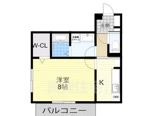 シプレコート茨木【1階】の間取り