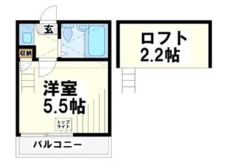 グリーンパレスつつじヶ丘【2階】の間取り