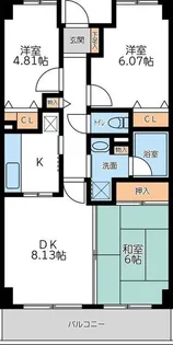 アーバンパーク市ヶ尾【5階】の間取り