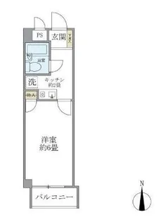 リシェス明大前【3階】の間取り
