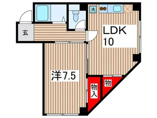 山内ビル【4階】の間取り