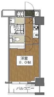 清澄白河レジデンス弐番館【7階】の間取り