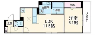 D Paina あざみ野II【1階】の間取り