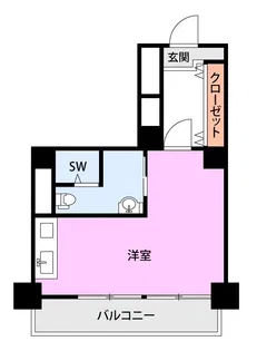 チサンマンション新潟【5階】の間取り