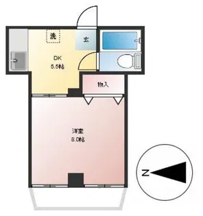 大塚梅田マンション【5階】の間取り