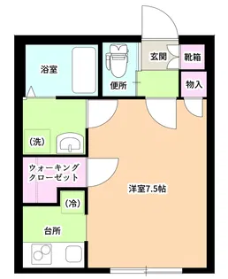CAMPUSII【1階】の間取り