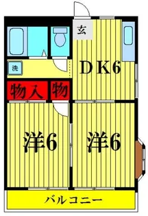 フラワーヒルズ【3階】の間取り