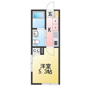 レディアンス上倉田【2階】の間取り