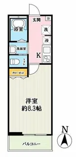 パルク秋津【2階】の間取り