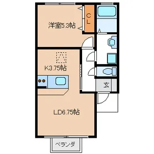 イルニード【2階】の間取り