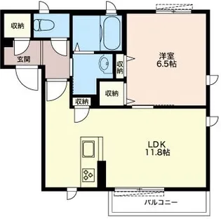 紅葉の庭(もみじのにわ)B【2階】の間取り