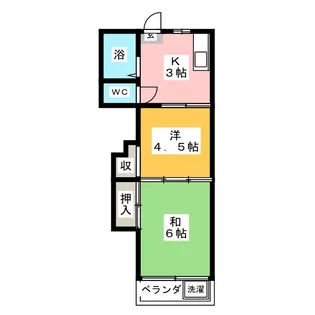 田口ホーム【2階】の間取り