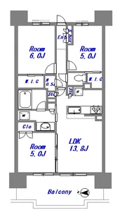 シティテラス品川イースト【2階】の間取り