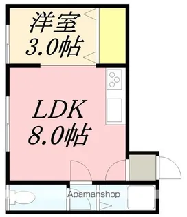 セントラルハイム【1階】の間取り