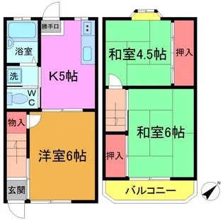 千葉県市川市平田3【一戸建】の間取り