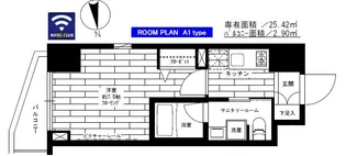 東京都台東区鳥越1【マンション】の間取り