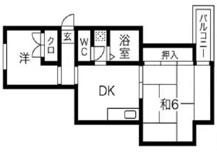 ソーシャル山本【2階】の間取り