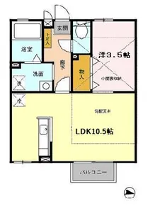 レグルス8【2階】の間取り