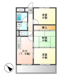エスポア21【3階】の間取り