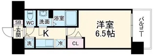 プレサンス名古屋STATIONサティナ【13階】の間取り