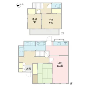 東京都江戸川区南篠崎町3【一戸建】の間取り