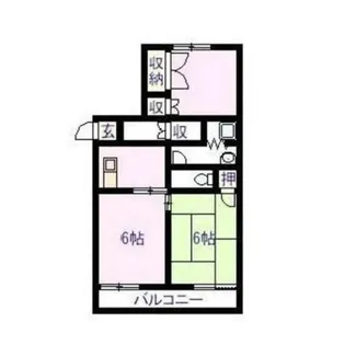 パティオA【1階】の間取り