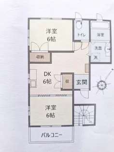 ソレイユタツノ【1階】の間取り