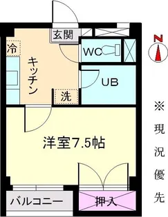 ブランメル宮町【3階】の間取り