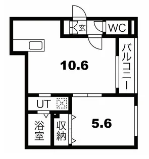 ラ・エスペランス朝日町【3階】の間取り