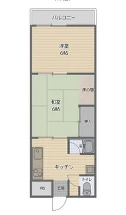 ハイムコバヤシ【2階】の間取り