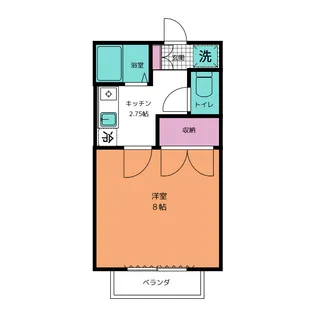 シャルムU【1階】の間取り