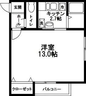 Kハイツ四街道【3階】の間取り