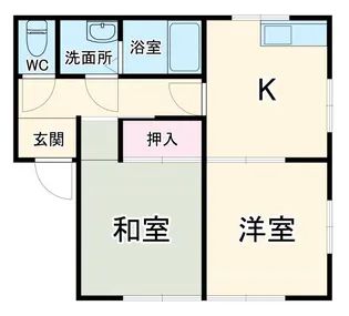 加藤ハイツ【1階】の間取り