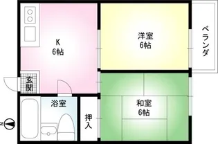 秀マンション【1階】の間取り