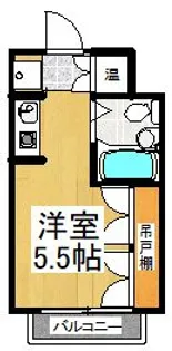 サニーハイム【4階】の間取り