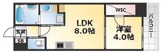 ブエナビスタ神戸駅前【5階】の間取り