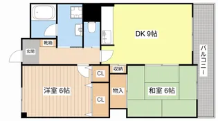 滋賀県野洲市冨波甲【マンション】の間取り
