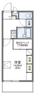 レオパレスサンブリッジIV【2階】の間取り