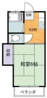 天神町スカイライト【2階】の間取り