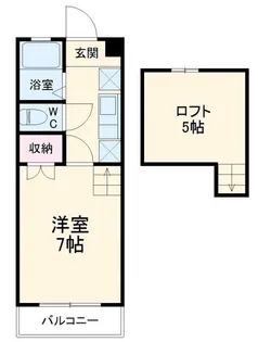 ビバリーハウス早出B【2階】の間取り