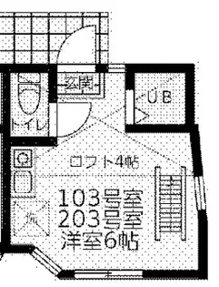 ユナイト・田浦・キャンドラー【2階】の間取り