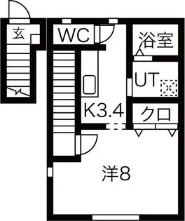 Amour ever III【2階】の間取り