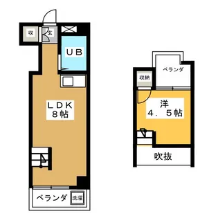 パティオM【4階】の間取り