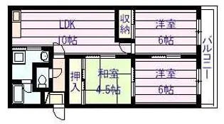 エコーハイツ II【2階】の間取り