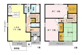 パークハイム壱番館の間取り