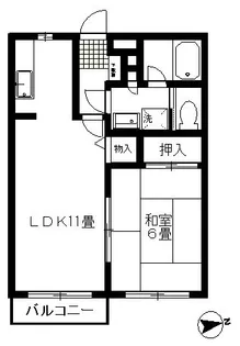 ガーデンハウス【2階】の間取り