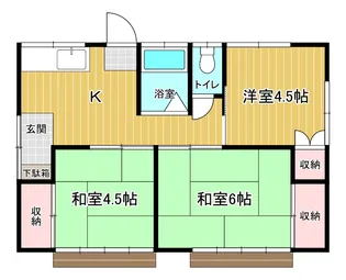 栃木県宇都宮市宝木町2【一戸建】の間取り
