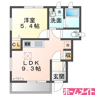 La Luce I(ラ ルーチェ I)【1階】の間取り