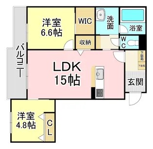 シャーメゾンシエロ【2階】の間取り