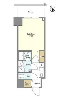 東京都江東区富岡1【マンション】の間取り